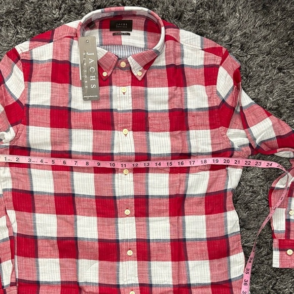 Jachs New York Plaid long sleeve shirt size medium - Picture 2 of 12